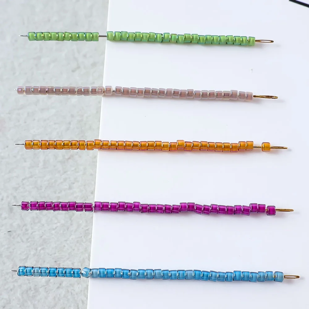 Imported 10g bulk dye core series Miyuki Delica seed bead jewelry accessories from Japan for various DIY crafts