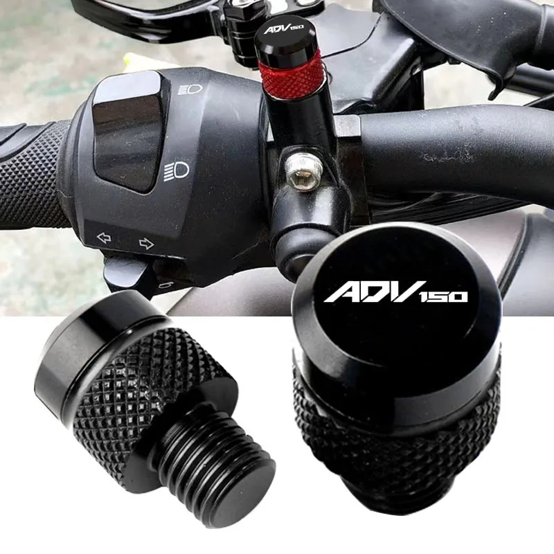 

For HONDA ADV150 2019 2020 2021 ADV-150 ADV 150 Motorcycle M10*1.25 Aluminum Screws Bolts Mirror Hole Plugs Cap