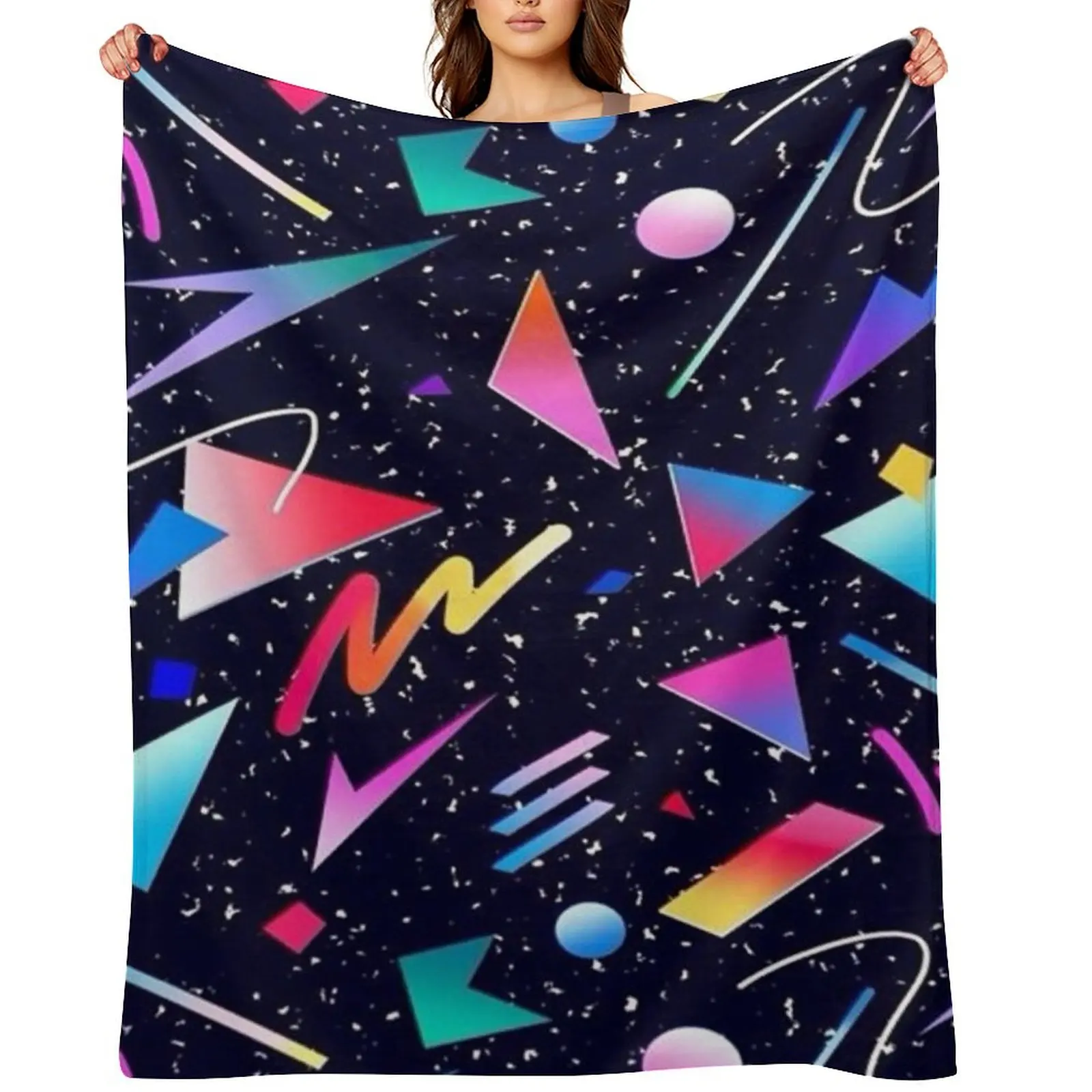 

DARK VAPORWAVE Throw Blanket sofa bed Soft Beds Decorative Sofas Luxury Blankets