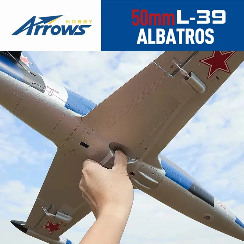 Blue Arrow 50mm L39 Entry To Advanced Hand-Throwing RC Model Realistic Brushless Fixed-Wing Electric Remote Control Aircraft view 4