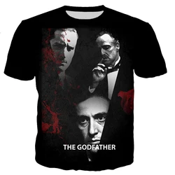 The Godfather T-Shirts Movie 3D Printed Streetwear Men Women Fashion Oversized Short Sleeve T Shirt Kids Tees Tops Man Clothing