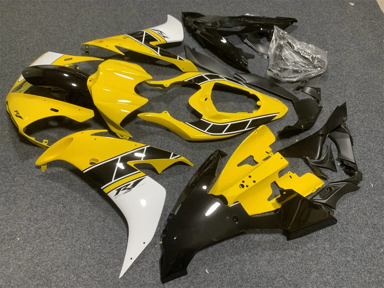 Motorcycle Fairing Set Suitable for Yamaha R1 04-06 YZF1000 2004 2005 2006 Fairing Yellow white Black