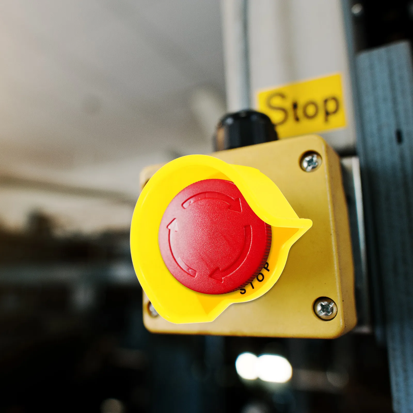 Clear Emergency Stop Button Cover Protective Guard for Machinery Industrial Equipment Home Garage Garden Safety Push Button view 5