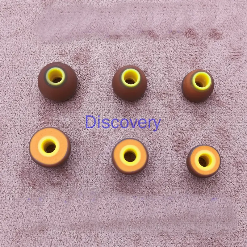 Diy Earphone 4.5mm 5mm Caliber Silicone Cover Memory Sponge Cover Small Orange Cover IE80 Earphone Cover Ear Cap