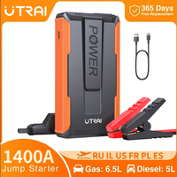 UTRAI-Car Jump Starter Power Bank, Portable Car Battery Booster Charger, Starting Device, Auto Emergency Start-up Lighting, 12V