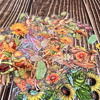 45Pcs/Box Waterproof PET Fairy Butterfly Stickers Vintage Flower Elfin Sticker Deco Label for Scrapbooking Album Kawaii Decals