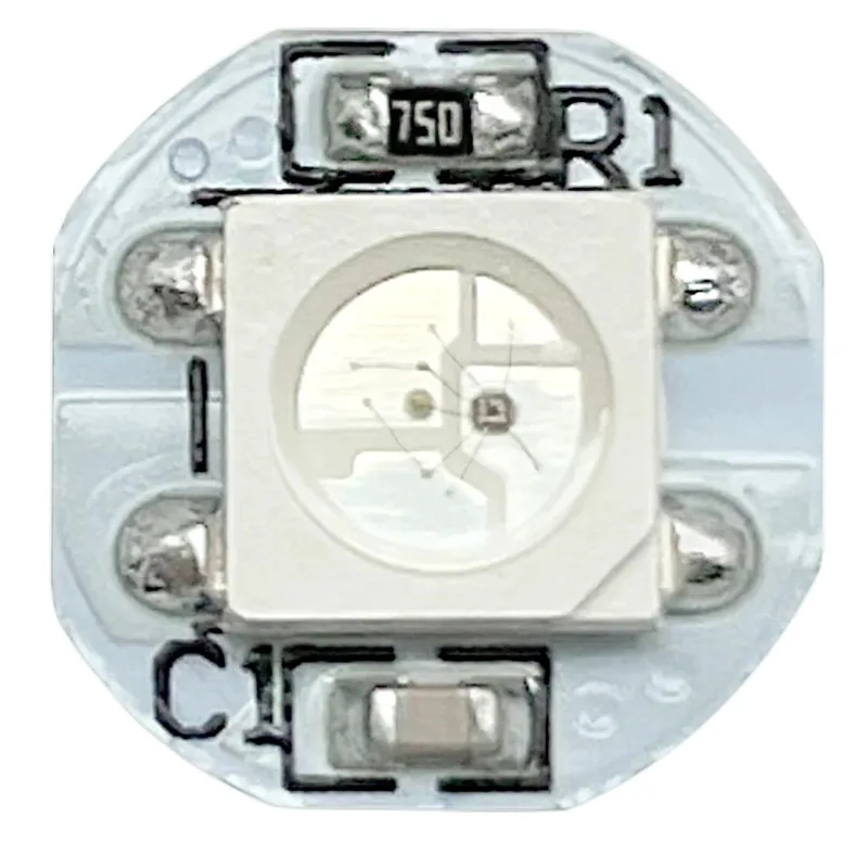 50PCS DC5V WS2812B Pre-Soldered Leds LED Module String Nodes 10cm Wire Addressable Individually 5050 SMD RGB with Heatsink Board