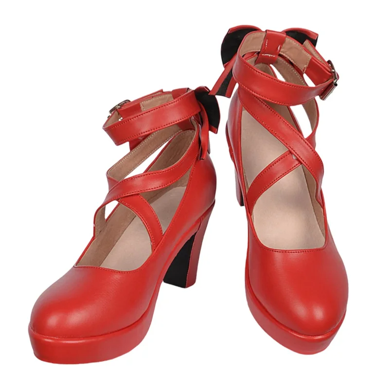 25COSAnime Puella Magi Madoka Magica Kaname Madoka Miki Sayaka Sakura Kyoko تأثيري أحذية هالوين دور اللعب كوميك كون الأحذية Wo #6