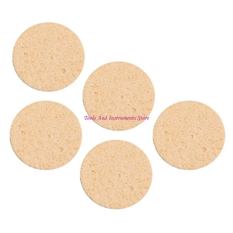 5Pcs Sponge Soldering Iron Cleaning Sponge Replacement Soldering Iron Cleaning C7AC