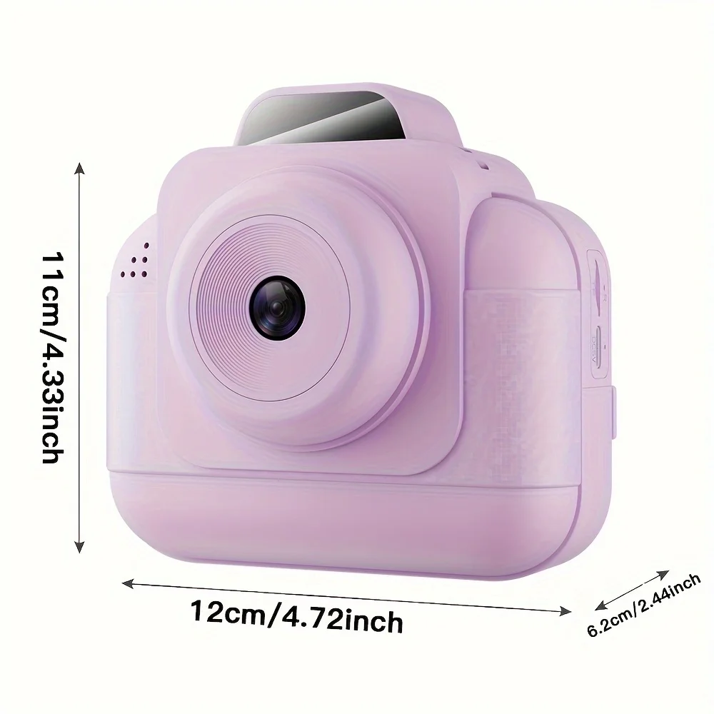 1080P HD 비디오, 2인치 디스플레이, USB 듀얼 전원, 간편한 사진 편집 및 게임 기능을 갖춘 즉석 카메라 키트, 생일, 발렌타인데이에 이상적