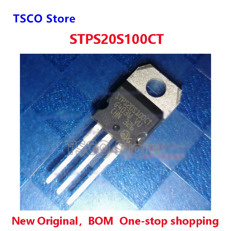 Stps20s100ct (10 Stuk/partij) Nieuwe Origiail