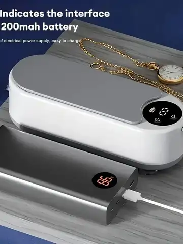 Limpador de Óculos de Alta Frequência - 1 unidade, Máquina de Limpeza Sem Fio Multiuso para Óculos e Acessórios