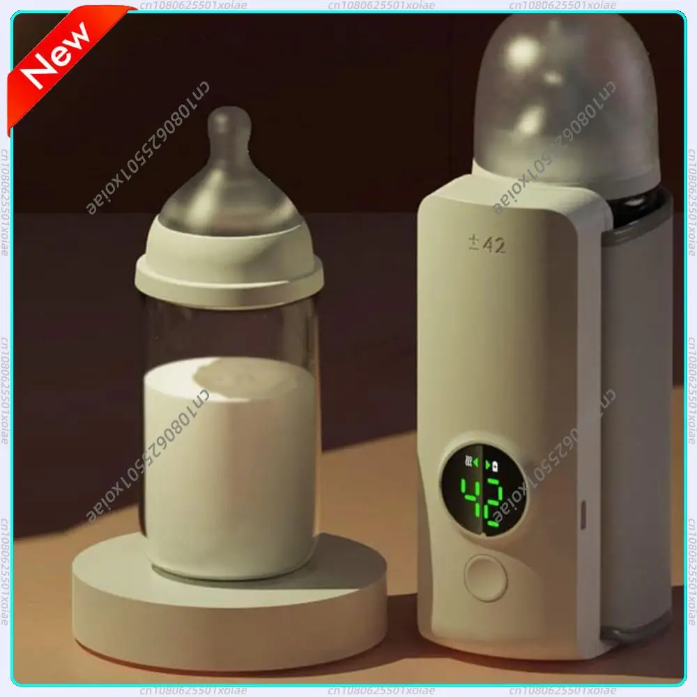

USB Portable Multifunctional Baby Feeding Bottle Warmer Intelligent Constant Temperature Control 6000mAh Built-in Battery