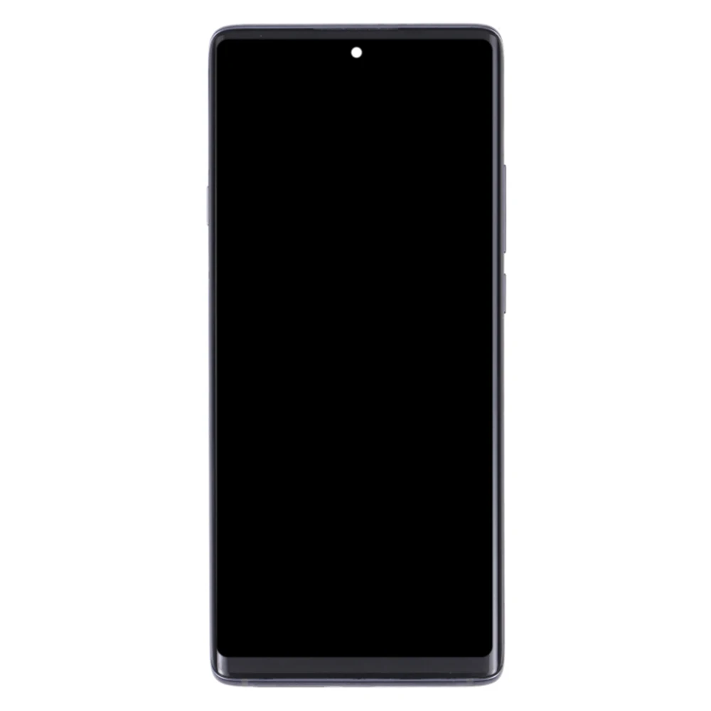 For TCL 20 Pro 5G T810H OEM Grade S AMOLED Screen and Digitizer Assembly + Frame (Without Logo) - Black