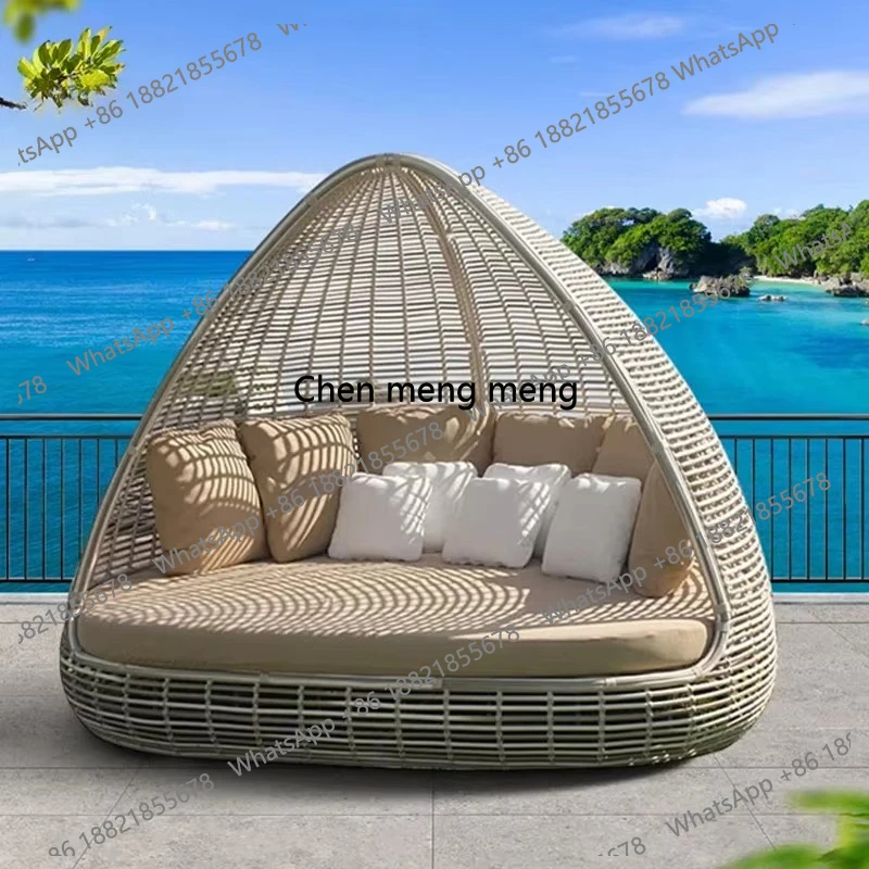 Pool Lounge Chair Swimming Outdoor Furniture Beach Chair Bed Aluminium Rattan Garden Pool Chair Sun Lounger