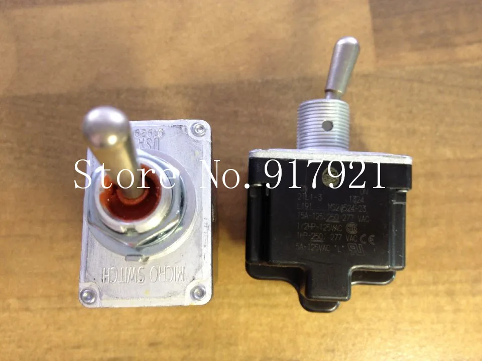 [ZOB] The United States MCRO SMITCH 2TLI-3 1324 MS24524-23 15A imported gear toggle switch  --5pcs/lot