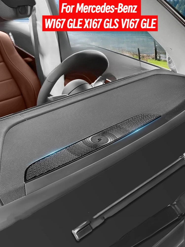 

For Mercedes-Benz W167 GLE X167 GLS V167 GLE modified central control instrument panel speaker cover air outlet dust cover 2020+