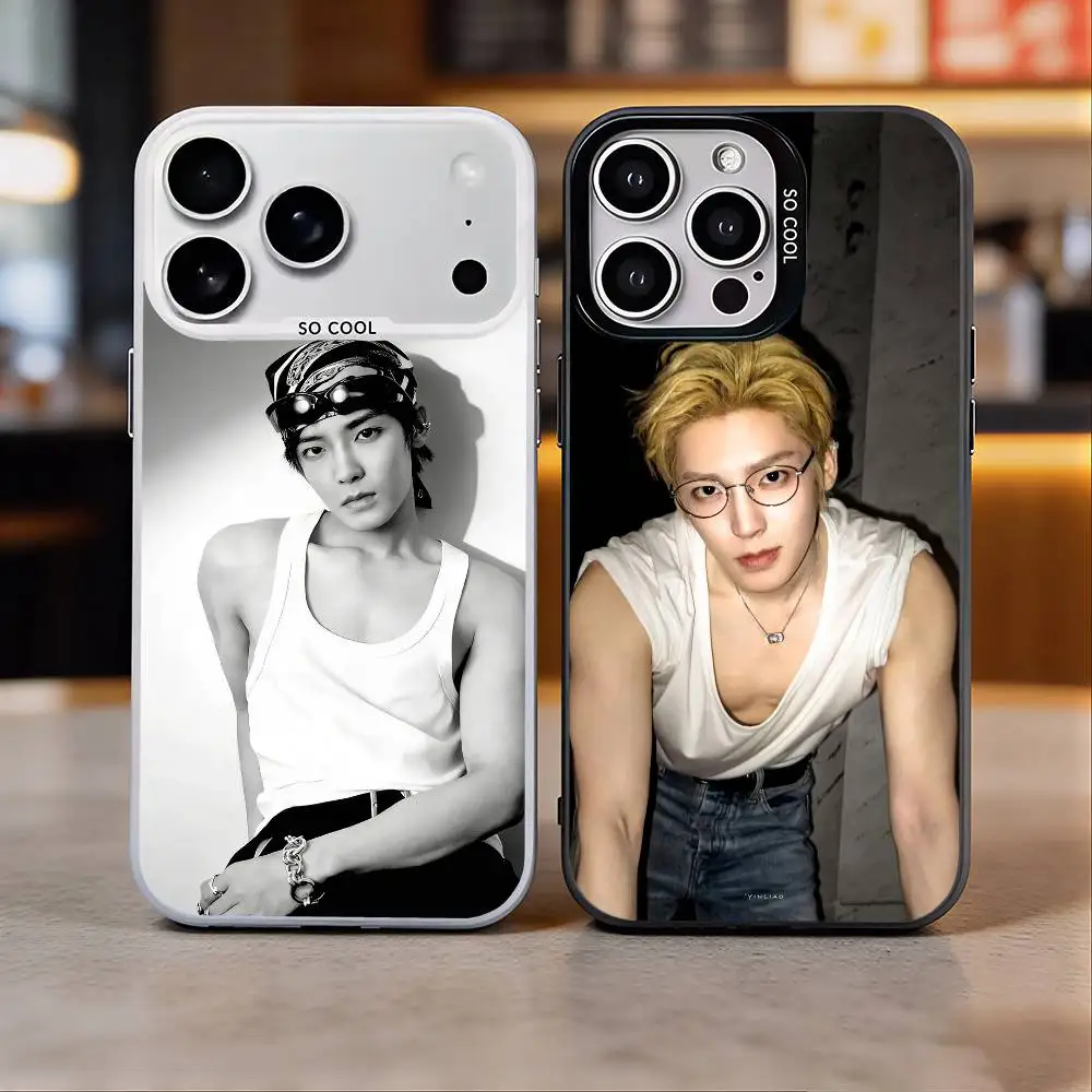 N-Neo Hou Minghao Phone Case For iPhone 17,16,15,14,13,12,11 Plus,Pro Max,Colored Silver Phone Case