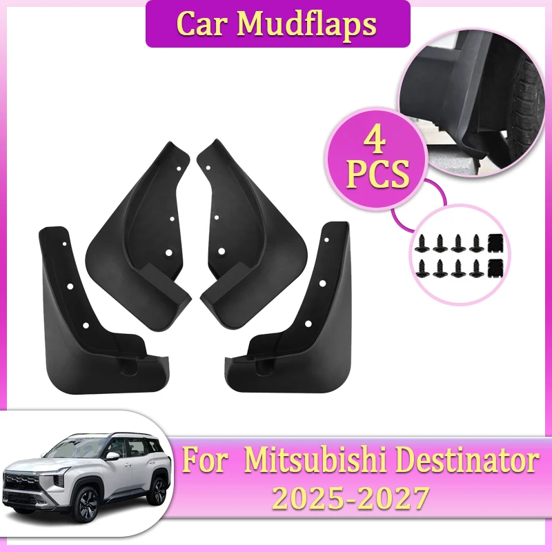 

Car Mud Fender For Mitsubishi Destinator GT1W Accessorie 2025 2026 2027 Auto Mudguard Part Mudflap Tool Splash Flare Cover Guard