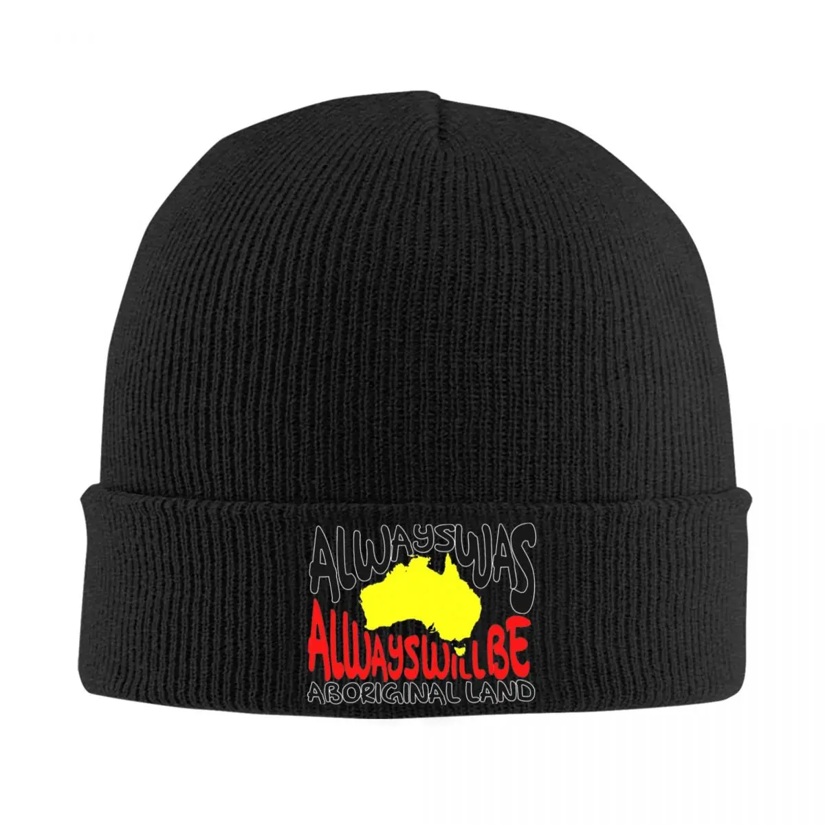 Always Was Always Will Be Beanie Hats Australia Australian Flag Bonnet Hats Female Male Street Kpop Knitted Hat Autumn Warm Caps