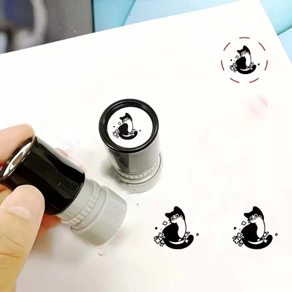 Lovely 6 Styles Black Cat Stamp Cat Designs Animal Shape Kitten Stamp Clean Imprints Plastic Cartoon Stamps Scrapbooking