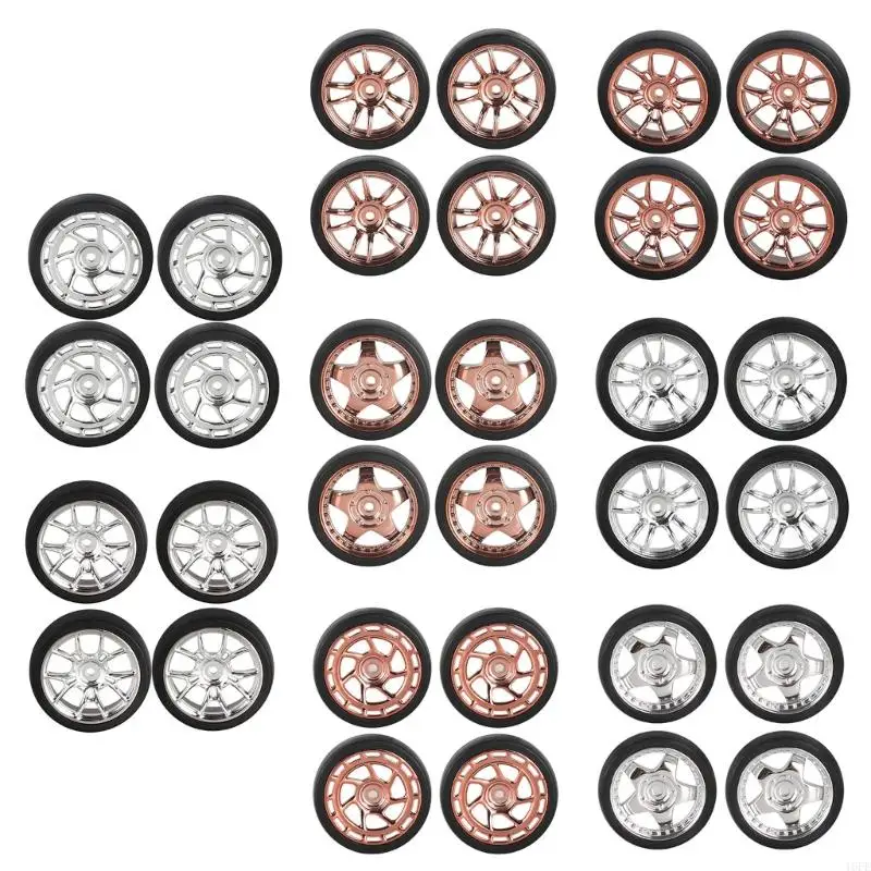 

16FE 4PCS/Set Remote Control Crawler Wheel Tires for 1:18 Remote Control Crawler Car Truck Modified Upgrade Tool