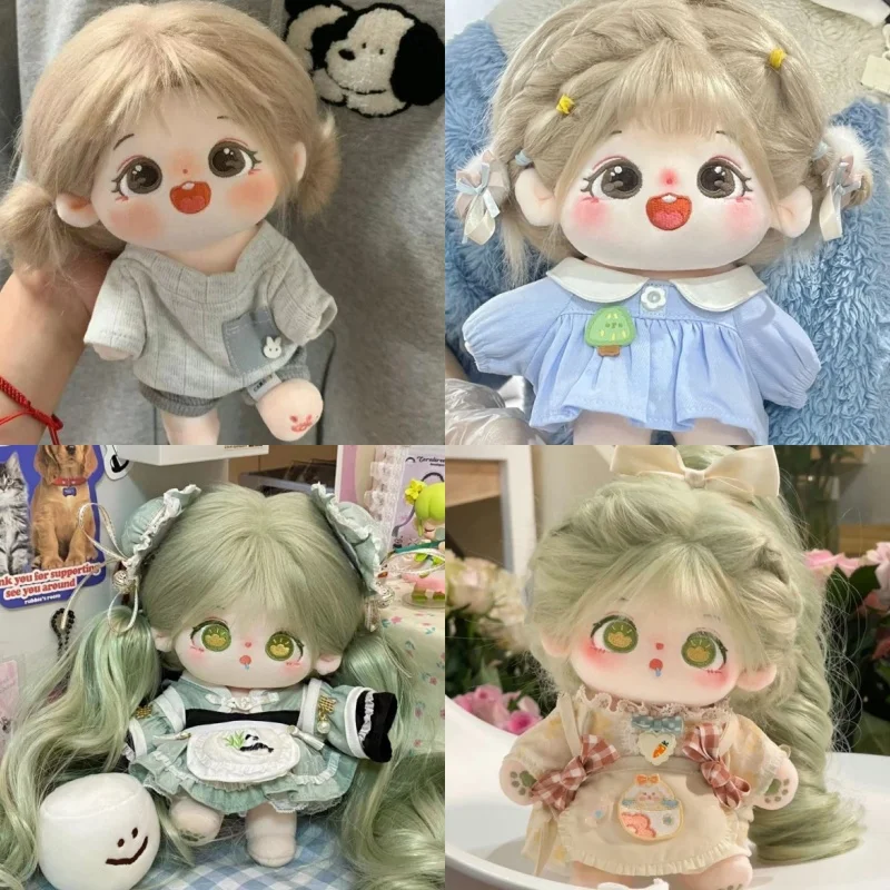 

В наличии оригинальная 20 см хлопковая кукла с кукольной одеждой в комплекте, плюшевая игрушка, сменный наряд, коллекционный орнамент для хобби, подарок для друга