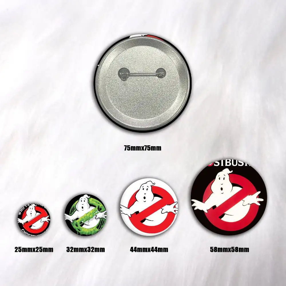 A-Ghostbusters Anime Round Badges, Brooches, Clothing Accessories, Birthday Gifts, Anime Conventions