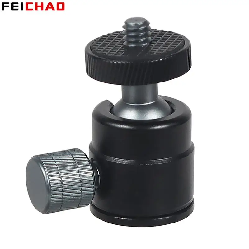 Mini 360 Ball Head Tripod Adapter w Lock Knob 1/4