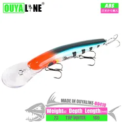 Long Casting Fishing Lure Minnow 23g 16cm Floating Wobblers Artificial Hard Baits Tackle Peche En Mer For Bass Perch Fish Leurre