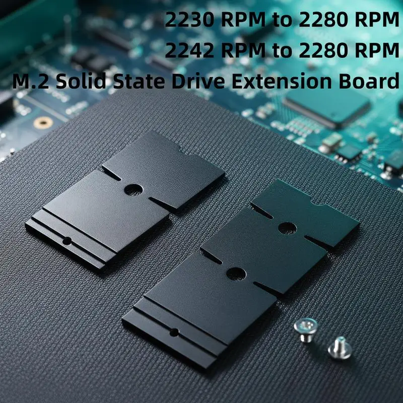 [E] 1 Set DIY Accessories M.2 NGFF NVMe SSD 2230/2242 To 2280 Length Extension Adapter Brackets