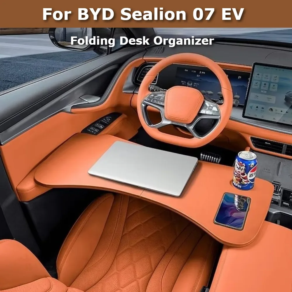 

For BYD Sealion 07 EV Sealion 7 Multifunctional Folding Car Tray Table Front Seat Laptop Desk Meal Stand Interior Accessories
