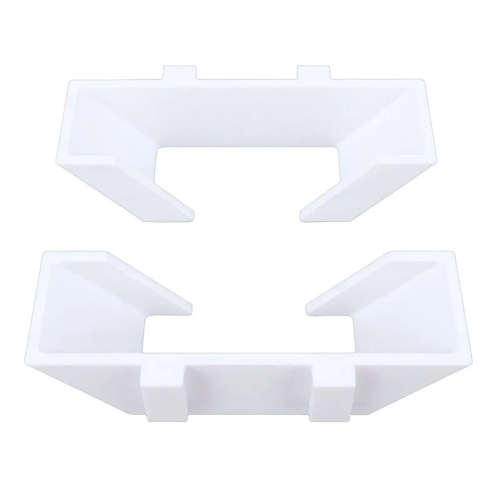 2PCS Plug-in Tennis Racket Wall Mount Weatherproof Plastic Tennis Racket Holder Heavy Duty Tennis Racket Storage Rack
