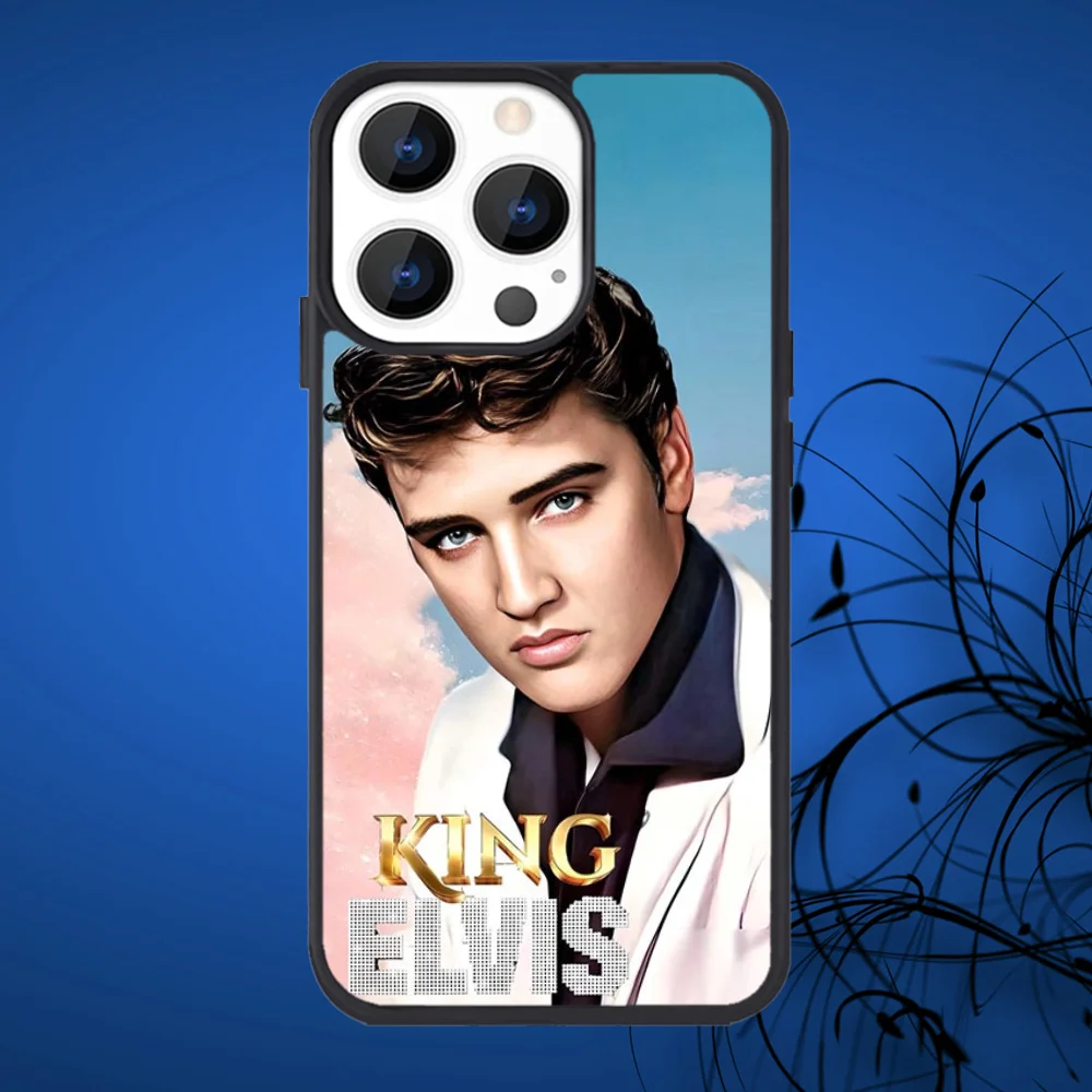 Singer E-Elvis P-Presley Phone Case For iPhone 15,14,13,12,11,Plus,Pro,Max Mini Magsafe Magnetic Wireless Charging