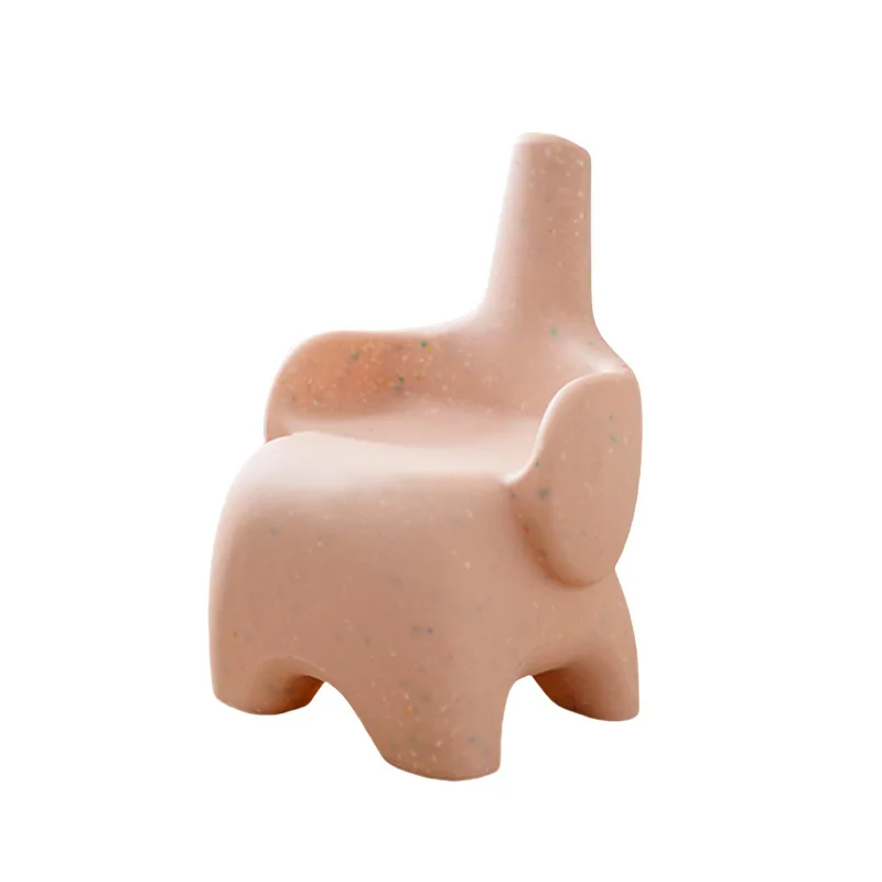 

Cartoon cute kindergarten thickened baby elephant bench children's simple plastic stool creative household baby chair