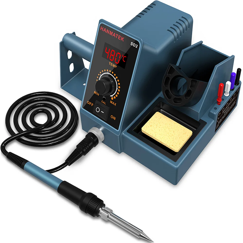 

60W Soldering Station Professional Welding Rework station Temperature Control Soldering Iron Set Cellphone Repair Tool