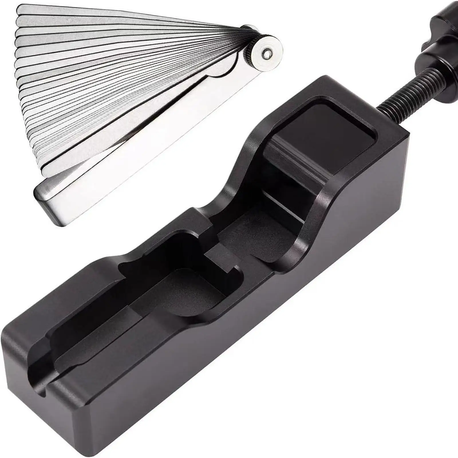 Universal Aluminum Alloy Spark Plug Gapping Adjustment Tool Easy Use Parts for Automotive Repair Work