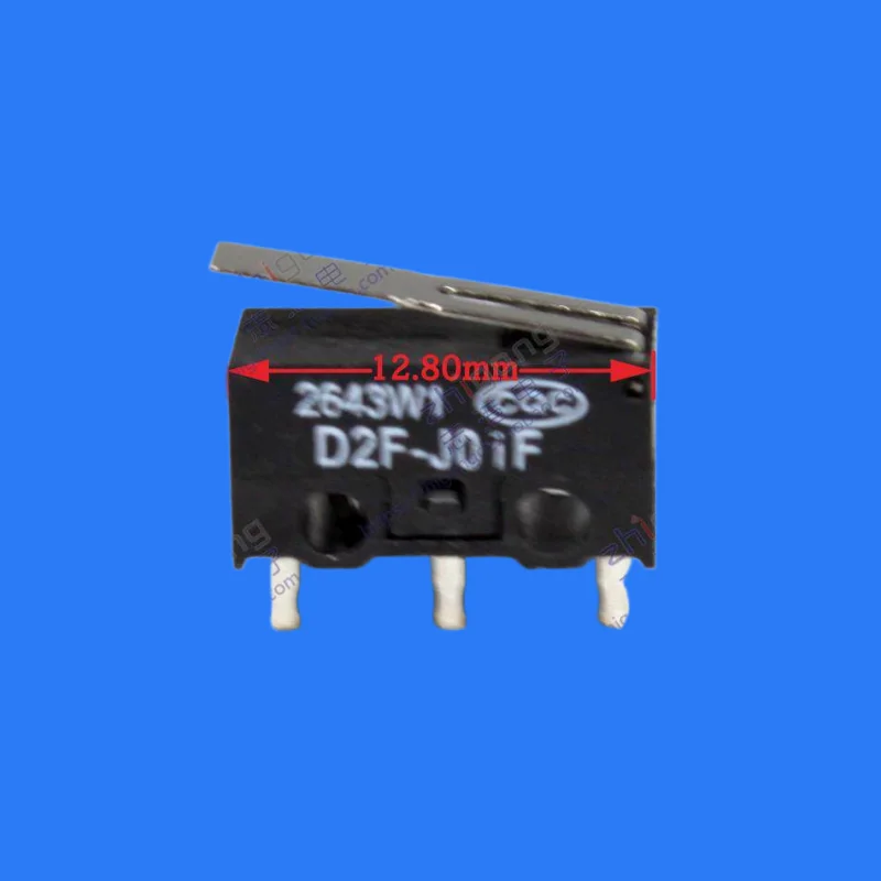 50pcs/sweeping robot roll brush mouse limit micro switch D2F-J01FL silver contact