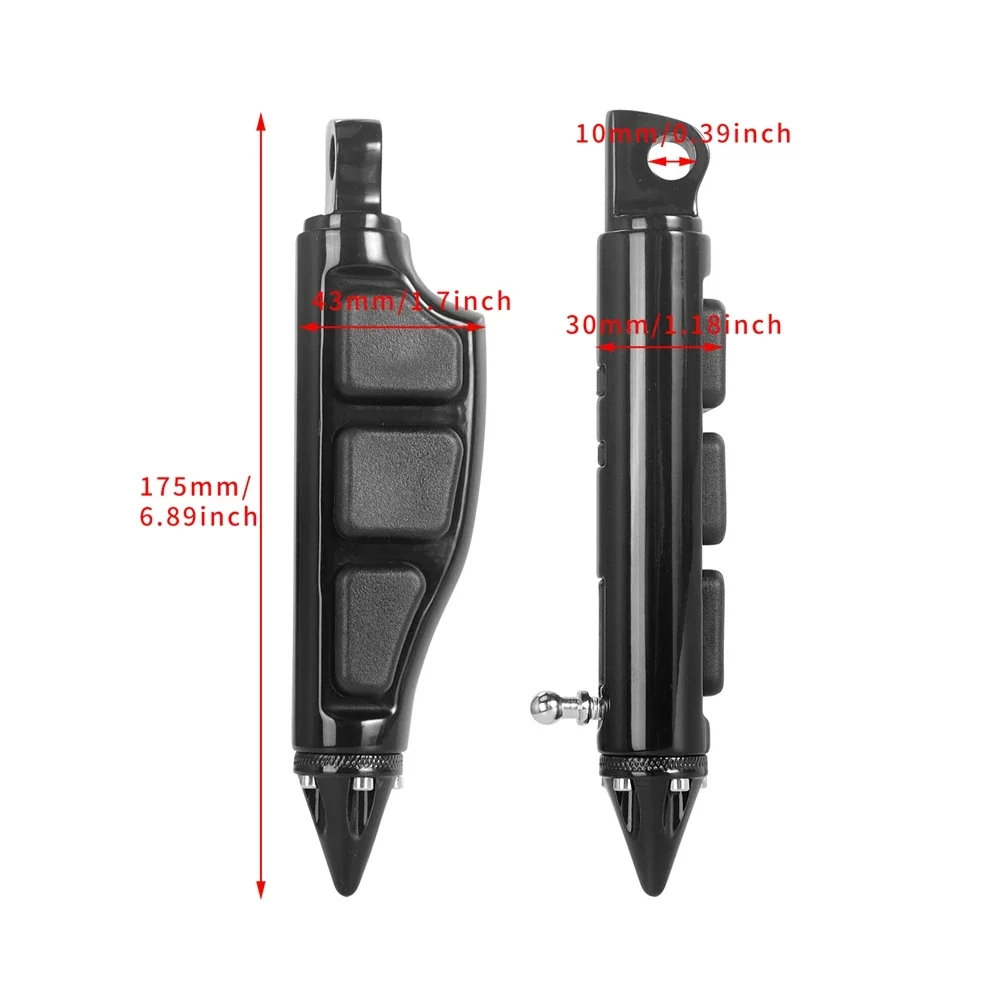 مسند للقدمين للدراجة النارية باستخدام الحاسب الآلي لدراجة Harley Sportster Iron XL 883 1200 Touring مخصص Dyna Fat Bob Softail Fat Boy Street 750
