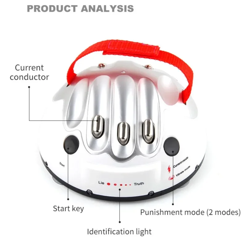 1pc desktop trick electric Lie detector party game juegos de mesa gift for family friend funny game tableTrick toys kids 2023