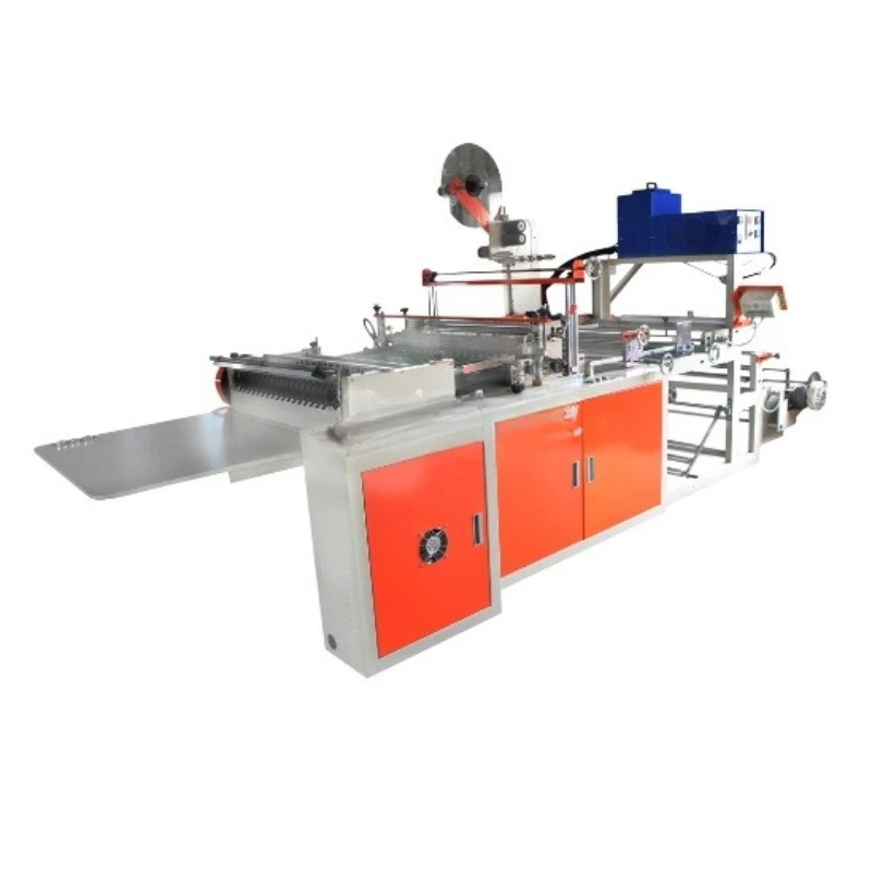 Fully automatic biodegradable express bag machinery plastic garbage bag making machine automatic gluing