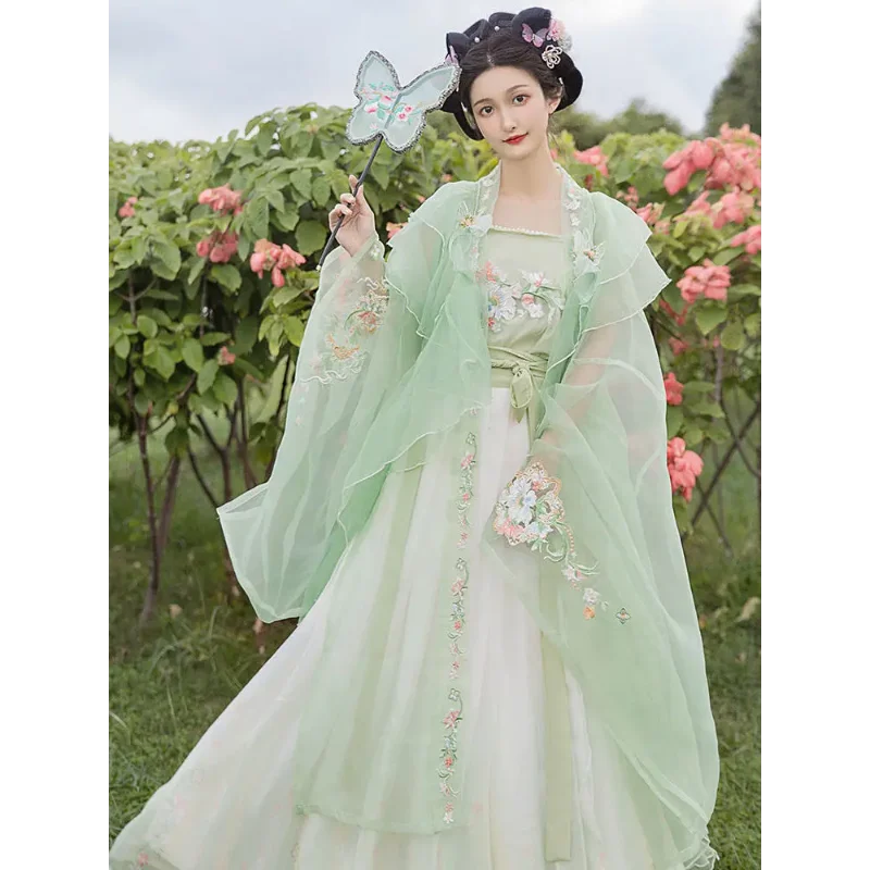 

Chinese Style Traditional Hanfu Cosplay Costume Princess Dresses Improved Fairy Elegant Beautiful Girl Asian Retro Fashion