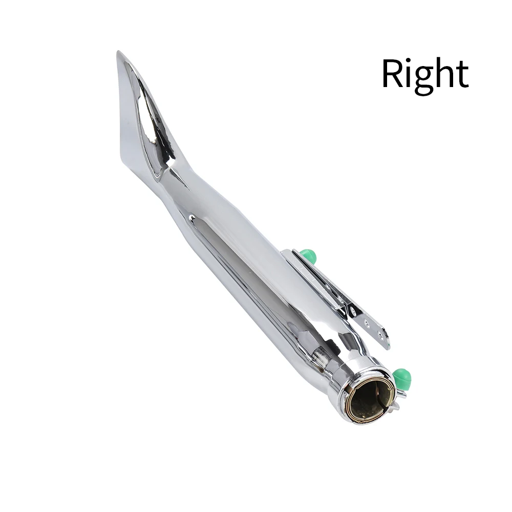 Universal Left Right Side Motorcycle Exhaust Pipe Fish Tail For