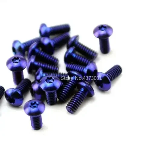 5pcs Titanium Alloy Pocket Folding Knife Screws T6 Plum DIY Screws for Spyderco \ EMS \ XM18 / Benchmade / ZT Винты