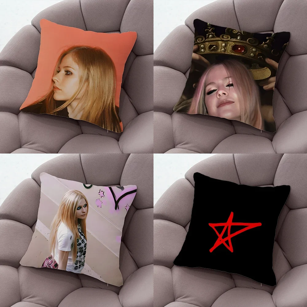 

Singer Avril Lavigne Pillow Case Pillow Case Living Room Sofa Cushion Cover Suitable For Home Bedroom Room Decoration