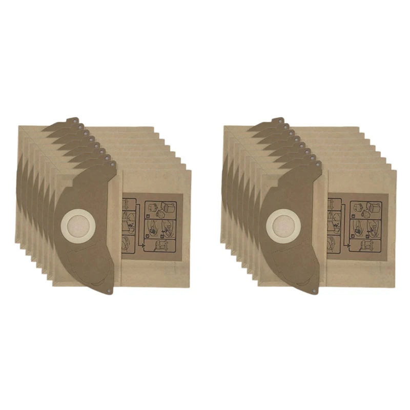 16 шт. бумажный мешок для пыли для пылесоса Karcher WD2.250 6.904-322 WD2200 A2004 A2054 A2024 WD2