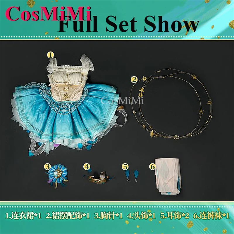 Cosata-Mi ta.com Costume Cosplay pour femme, séparés euse, logos féminins, Zelle Aretha, WPanama ing Moonlight fur s, Carnival Party, Py Play Clothing
