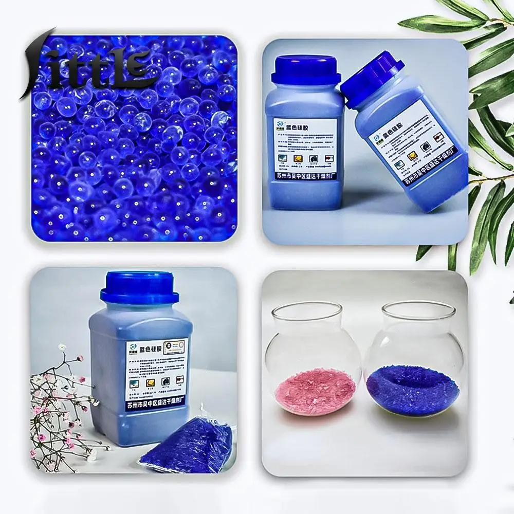 500g Orange/blue Silica Gel Desiccant Blue-orange Silica Gel Beads Reusable Silica Beads Anti-mildew Drying Moisture Absorbent