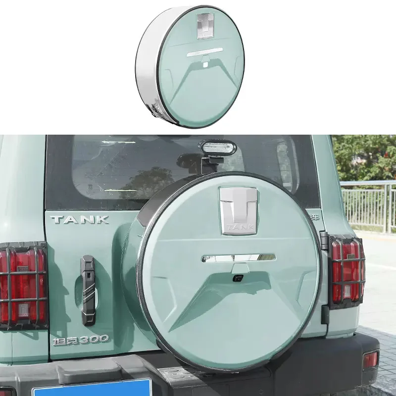 Great Wall GWM WEY TANK 300 Tank 300 Stainless Steel Spare Tire Cover Equipped With Tire Shell Exterior Decoration Accessories