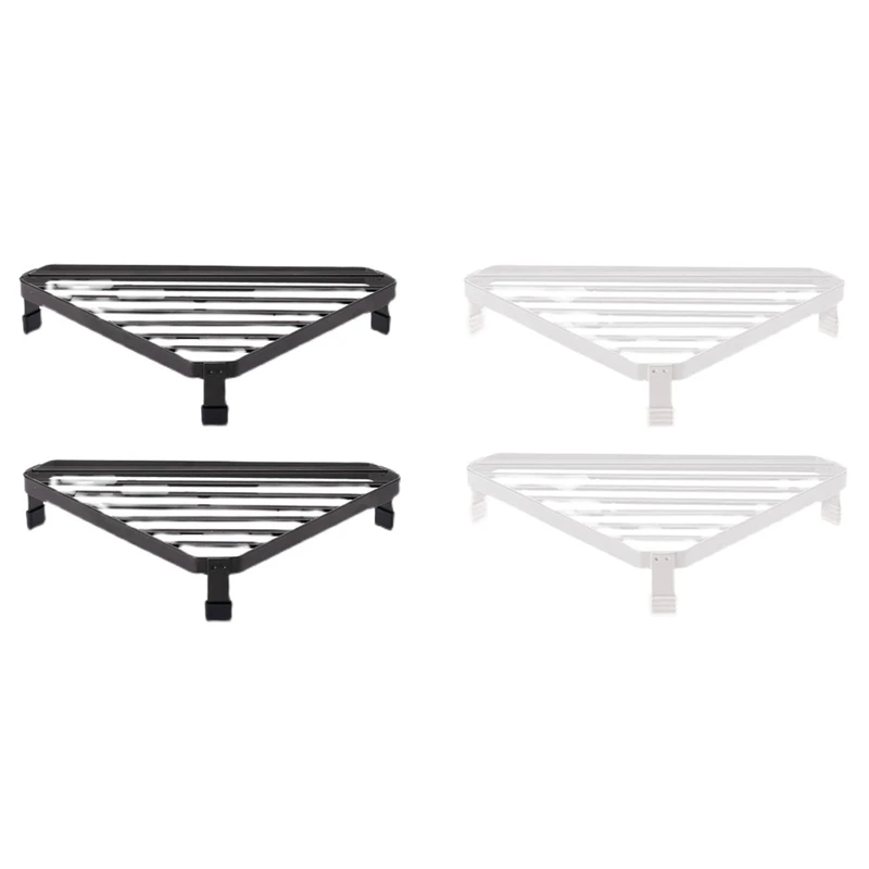 MAKE-Ofen-Winkelrahmen, schmiedeeiserner dreieckiger Eisenrahmen, Regal, Topfregal, Verbrühungsschutz, Ecktisch